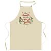 Kitchen Apron - Armelle - Breton Print - Thick Cotton - Adjustable Ties