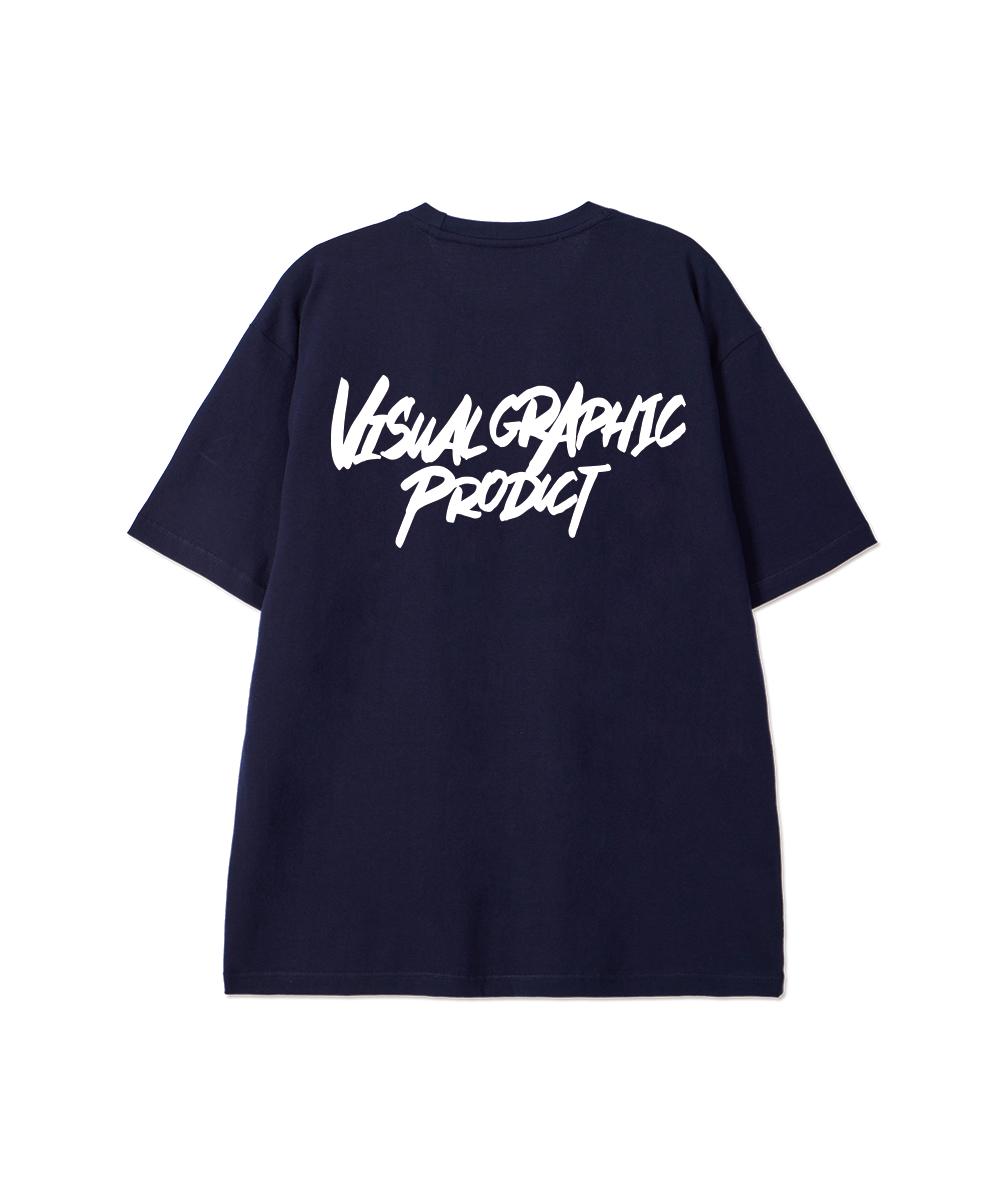Biel Graffiti Logo Short Sleeve T-Shirt Navy M