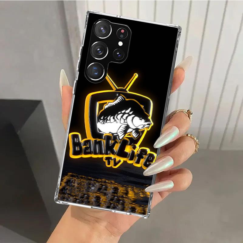 Nash Fishing Art Phone Case for Samsung Galaxy S26 S24 S23 Ultra S25 Edge S22 S21 Plus S20 FE + Soft Print Shell Funda Galaxy S2