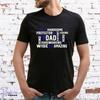 DAD HARDWORKING WISE AMAZING T-SHIRT, Gift for Him, Various Colours Prints
