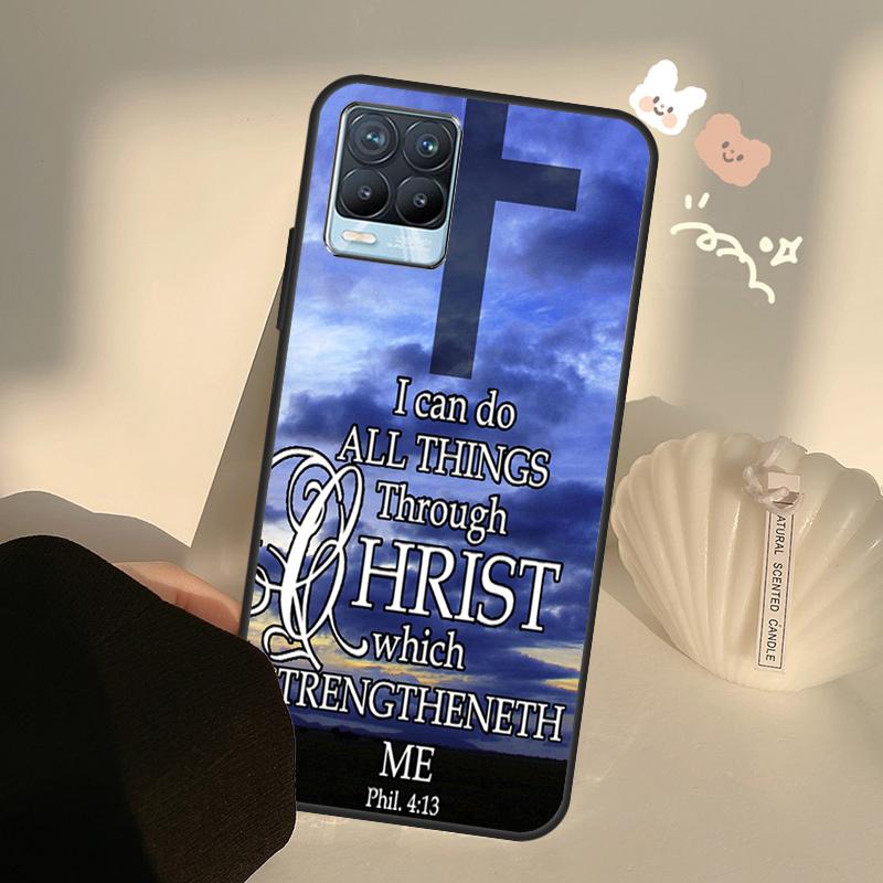 

Christian Jesus Christ Bible Verse For Realme GT Neo 2 3 Master 9i 8i 8 9 Pro Plus Cover For OnePlus 10 Pro 9 9R Nord2 Case Realme GT Master 5G