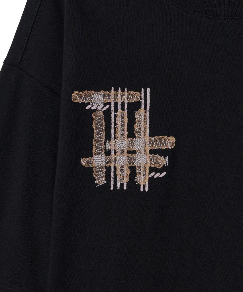 GAKKAI UNIONS Rust Layered Long Sleeve Black