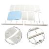 Wall Mounted 8 Leaf Adjustable Air Outlet Baffle for Air Conditioners with Optional Cotton Filter and Enhanced Airflow Control