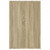 Desk Sonoma Oak 100x49x75 cm Engineered Wood