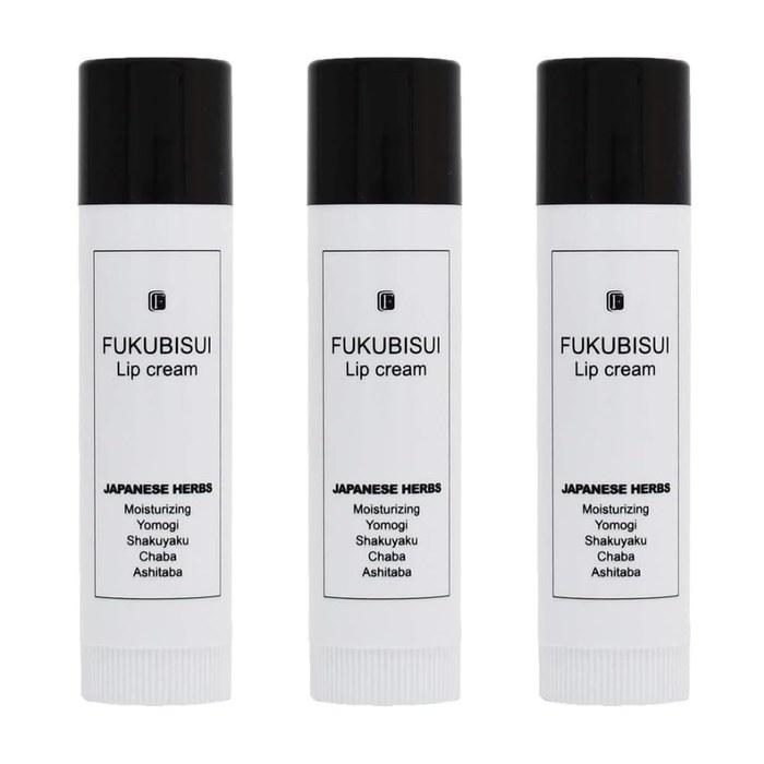 [Fukubisu] Lip Cream 3-Pack – High Moisture, Natural Ingredients, Unscented