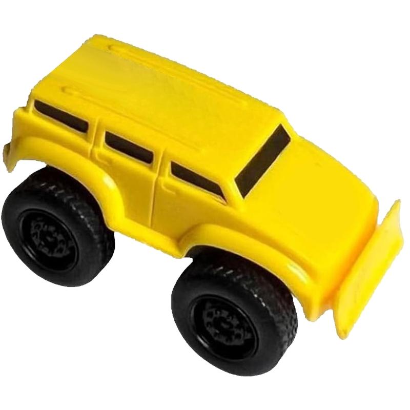 

Inertia Powered Magnetic Track Vehicle Vertical Surfaces Crawling Toy For Children STEM Building Set жёлтый