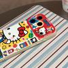 Happy Cat Is Suitable for Apple 17 Silicone 16promax Soft 15 Red New Year 14 with Lanyard 13 Sets of Female Mobile Phone Case