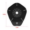 2Pcs Car Windshield Wiper Protective Cover Dust Wiper Emblem Accessories For Tesla Model 3 Model S Model X Model Y Roadster Bonina Coil