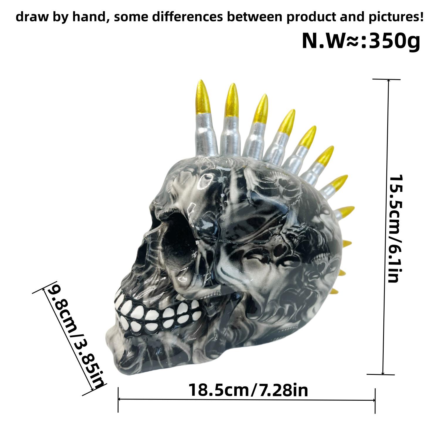 

Новые Хэллоуинские Переводные Украшения Черепа Фестиваль Призраков Украшения для Хэллоуинской Вечеринки Смоляные Ремесленные Украшения