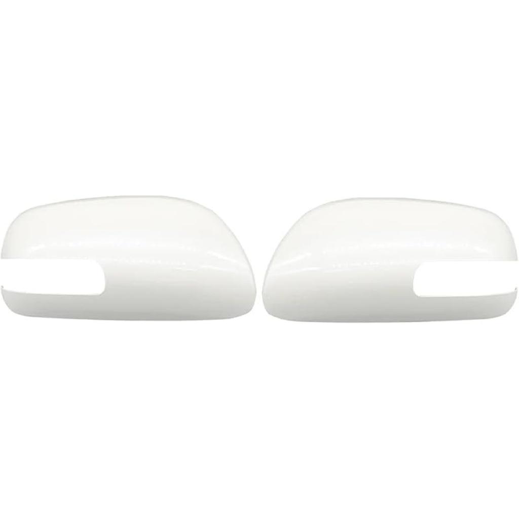 Wing Mirror Cover 2Pcs for Toyota for Corolla Altis E150 2007 2008 2009 2010 2011 2012 2013 Rearview Mirror Cap Shell Cover Housing Wing Side Mirror