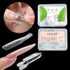 30 Pezzi Unghie Trasparenti Forma Razzo Sandwich Doppie Forme per Unghie Riutilizzabili Copertura Completa Doppi Stampi per Unghie Superiore e Inferiore Estensione Rapida delle Unghie