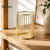Office Supplies Storage Organizer Pen Holder/Storage Basket, Hollow Grid Iron Tube, Multipurpose Small Object Durable Pencil for Stationery And Makeup
