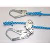Matsuura Industries Blue New Tetron Horizontal Life Rope with Tensioner, 16mm x 20m, with Large Diameter Hooks on Both Ends, NEW-TETORON-WF1620BLUE