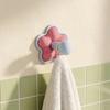 6PCS/SET Plastic No-drill Hook Stable Support Storage Hook Durable Wall Hook  Toilet