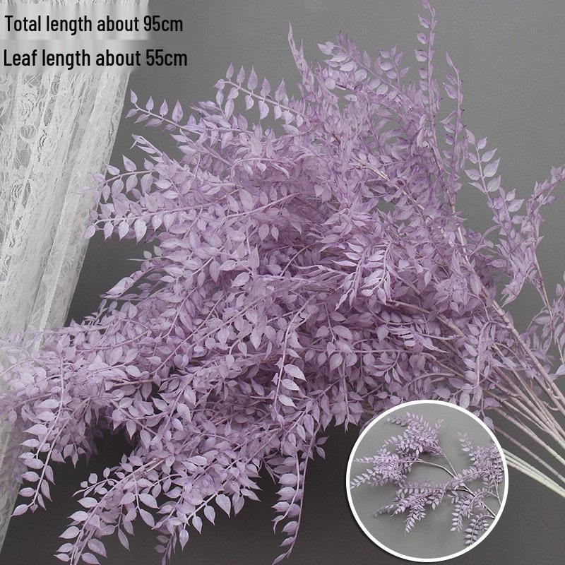 10-Piece Purple Floral Artificial Flower Set for Wedding and Aisle Decor
