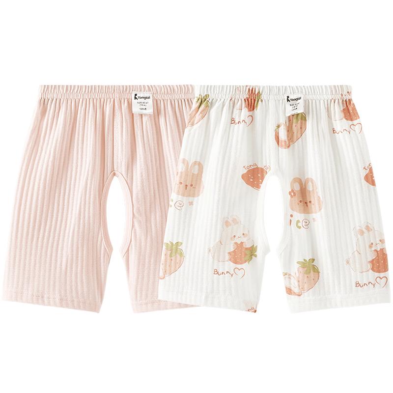 TONGTAI Baby Summer Cotton Open-Crotch Shorts 66