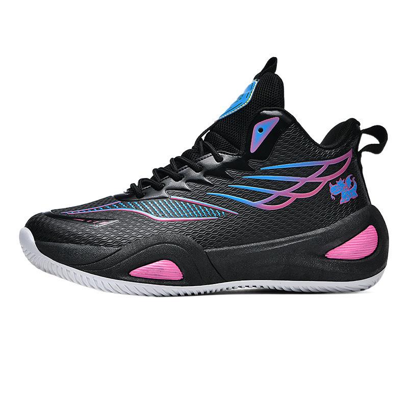 2026 New Arrival Men's Low-Top Leather Basketball Shoes for Teens and Students - Training and Competition Ready.