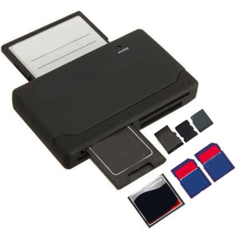 6 in 1 USB Card Reader Mini XD MS TF CF Memory Card Viewer Computer Tablets Laptop PC Data Transfer Adapter