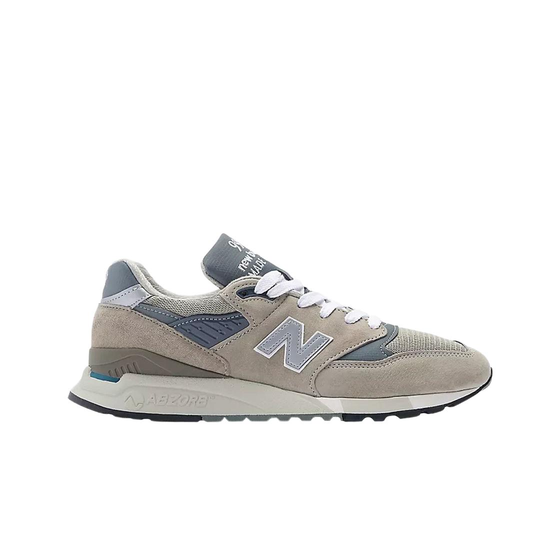 

Мужские кроссовки New Balance 998 Core Made in USA серо-серебристые U998GR