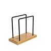 Standing Tissue Storage Rack Wooden Base Tissue Dispenser Stand Napkin Paper Holder  Restaurant