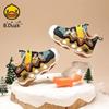 Gelbe Ente Leuchtende Schuhe - Winter 2025 Weiche Sohle, Mit Fleece Gefüttert, Doppelt Baumwolle Sportschuhe für Jungen & Mädchen