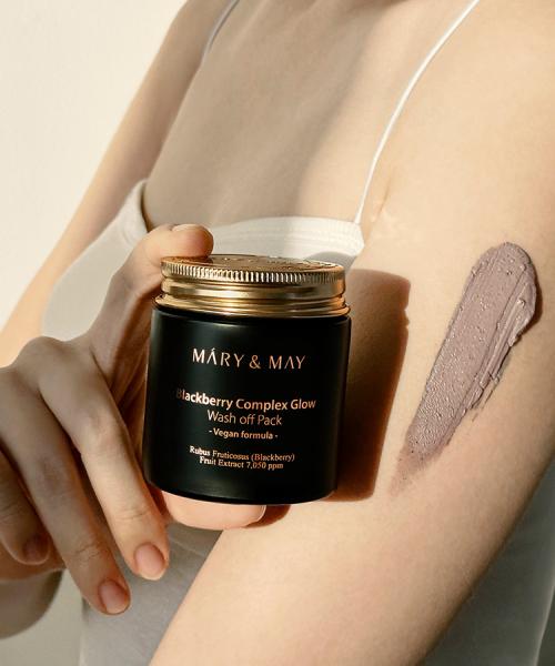 Mary&May Vegan Blackberry Complex Glow Wash-Off Pack 125g
