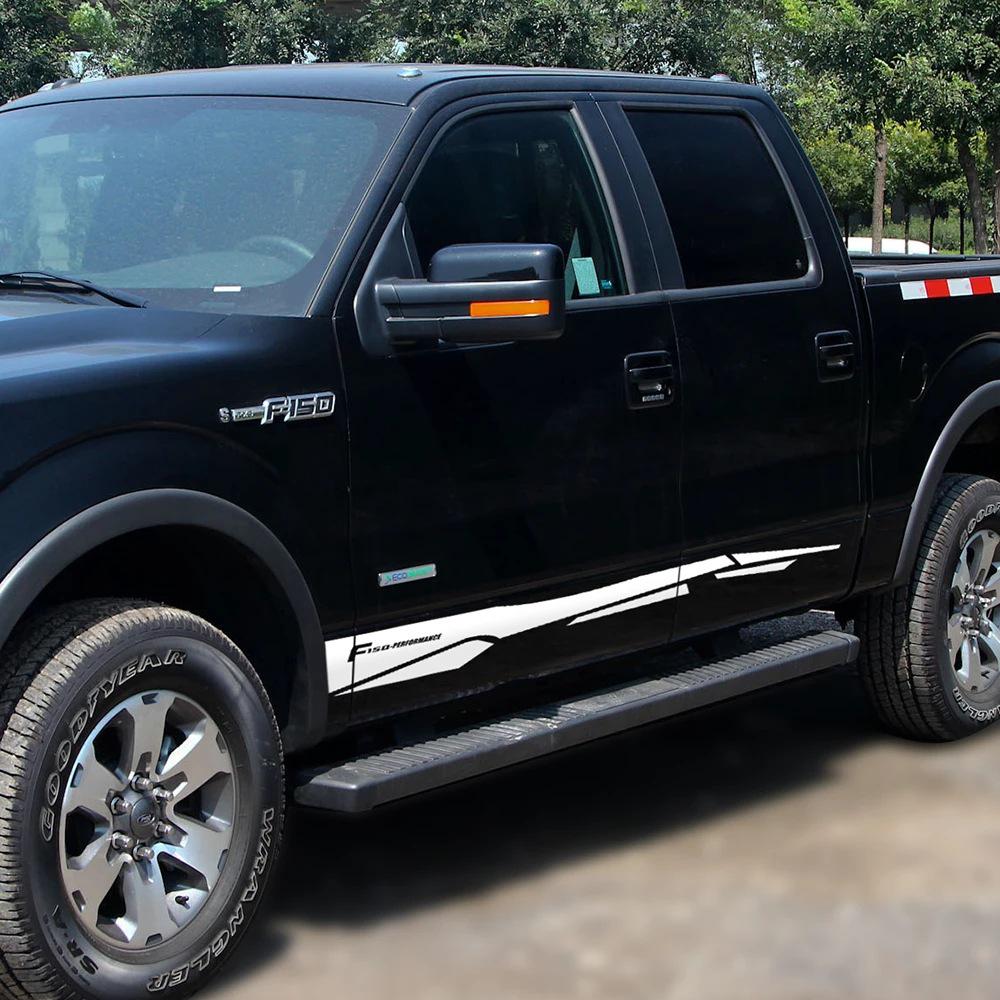 Ford F-150 Raptor Body Side Skirt Decals & Car Modification Stickers