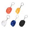 Practical ABS Plastic Cowboy Hat Shaped Bottle Opener Keychain Perfect for Camping Backpacking and Daily Use