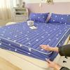 New Thicken Quilted Mattress Cover King Bed Fitted Bed Sheet Anti-Bacteria Mattress Topper Air-Permeable Bed Pad (No Pillowcase)