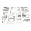 211pcs Engine Hex Bolt Kit Stainless Steel Long Lasting for SMALL BLOCK 265 283 305 327 350 400