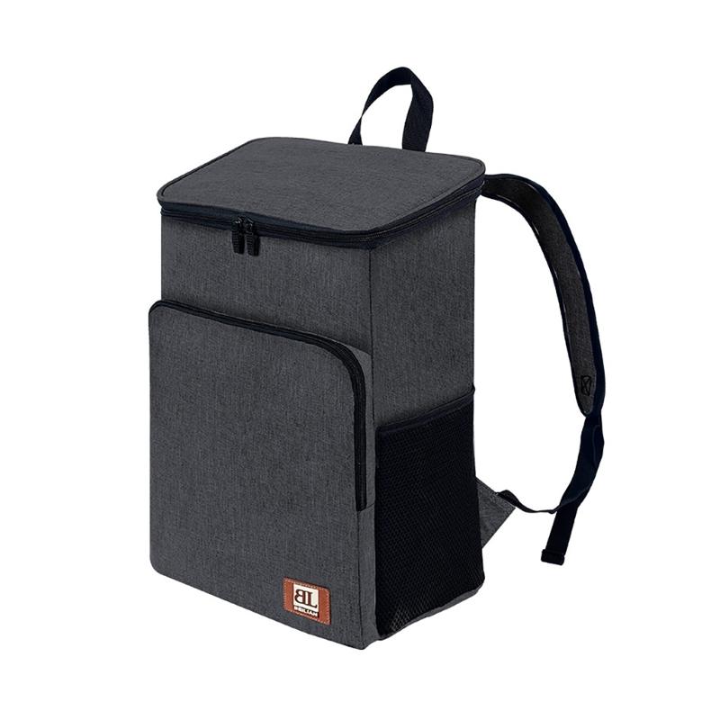 

Insulated Cooling Backpack Cooling Backpacks Large Capacity Lunch Bag for Camping BBQ and Outdoor Activity чёрный