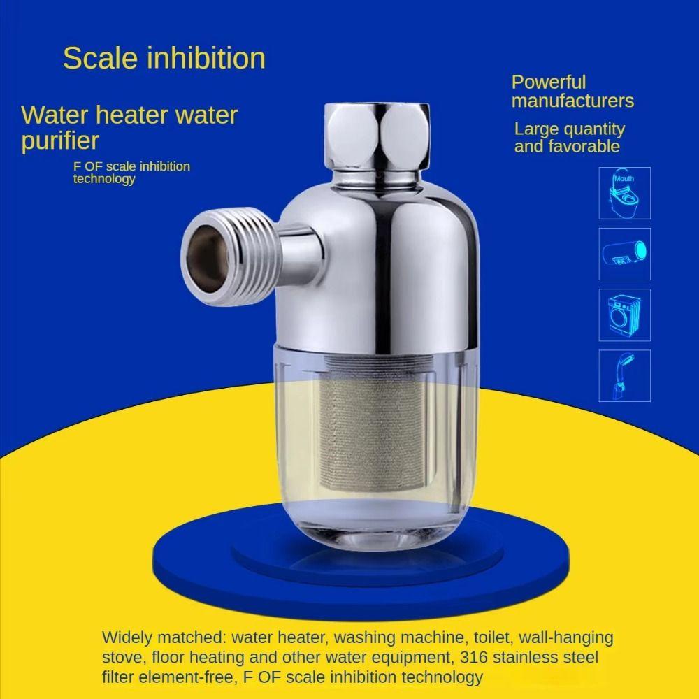 Stainless Steel Pre Water Filter Transparent Spray Head Universal Water Purifier  Washing Machine