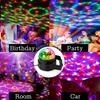 LED Colorful Strobe Light RGB with Remote Stage Disco Light Rotating Strobe for Home Room Parties Birthday Wedding Bar Show Lamp