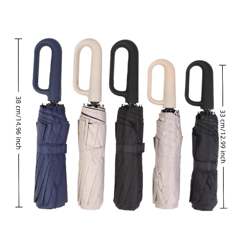 Fully Automatic Folding Umbrella Advanced Feeling Sunshine And Dual-Purpose Parasol Extra Large Thickening Reinforcement