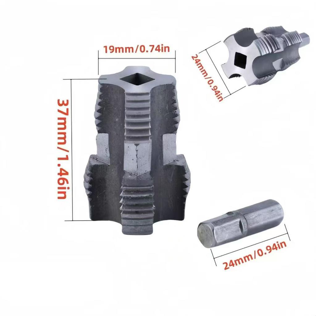 1/2inch 3/4inch Water Pipe Internal Thread Opener For PVC Plastic Pipe Hand Electric Drill Equipment Hand Tool