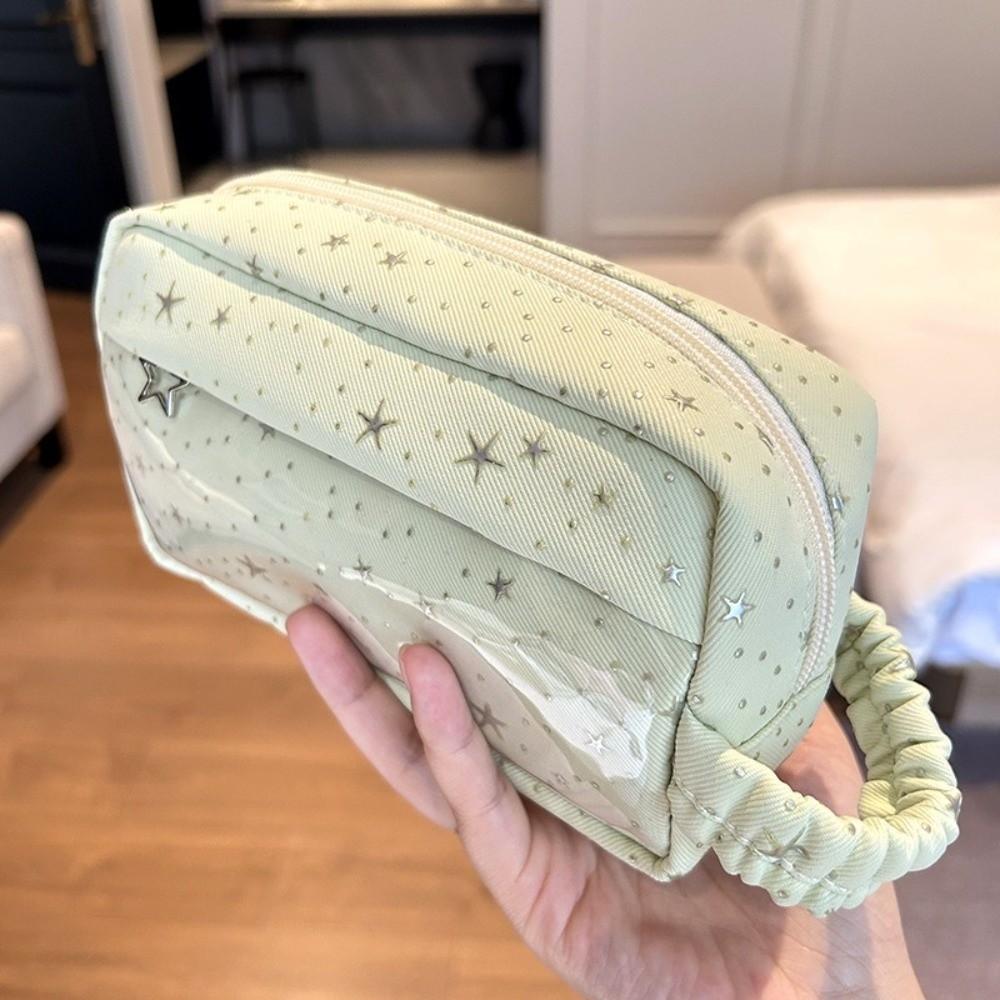 Portable Pen Bag Large Capacity Stationery Bag Kawaii Pencil Case  Students