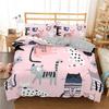 Wandering Cats Bedding Pink, Toddler Bedding, Kids Duvet Cover Set, Gift for Cat Lovers, Baby Bedding, Baby Shower Gift, Girly Bedding