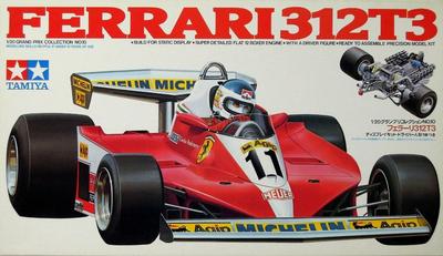 Tamiya Ferrari 312T3 1/20 Scale Model Kit Grand Prix Collection No.20010 F1 1978 Plastic Assembly Car