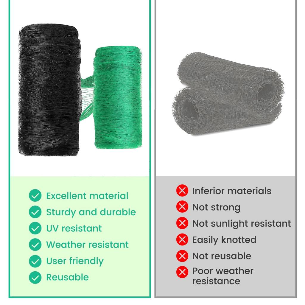 1pcs Garden Bird Net Green/black Polyethylene Extruded Netting Thickened Net Aquaculture Net Greenhouse Net Orchard Net
