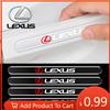 Interior Stickers Car Bumper Scuff Plate Bar Rearview Mirror Anti-collision Protector Sticker For EX300H RX450H IS300H ES3