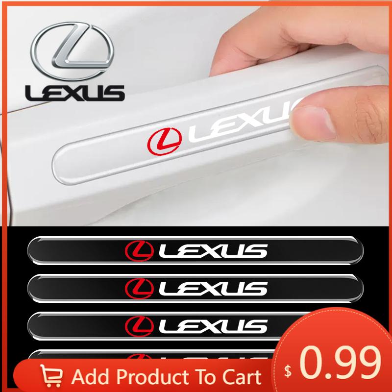 Interior Stickers Car Bumper Scuff Plate Bar Rearview Mirror Anti-collision Protector Sticker For Lexus EX300H RX450H IS300H ES3