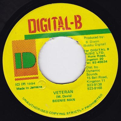 7-Zoll Schallplatte BEENIE MAN - Veteran NONE Digital-B 1994 Jamaika Reggae, Ska & Dub Gebraucht