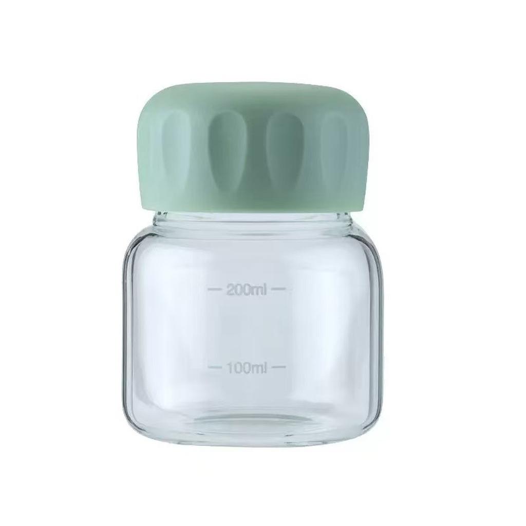 Small Portable Cute Leak-proof Water Cup Soy Milk Coffee Mug Breakfast Cup Glass Water Bottle,,