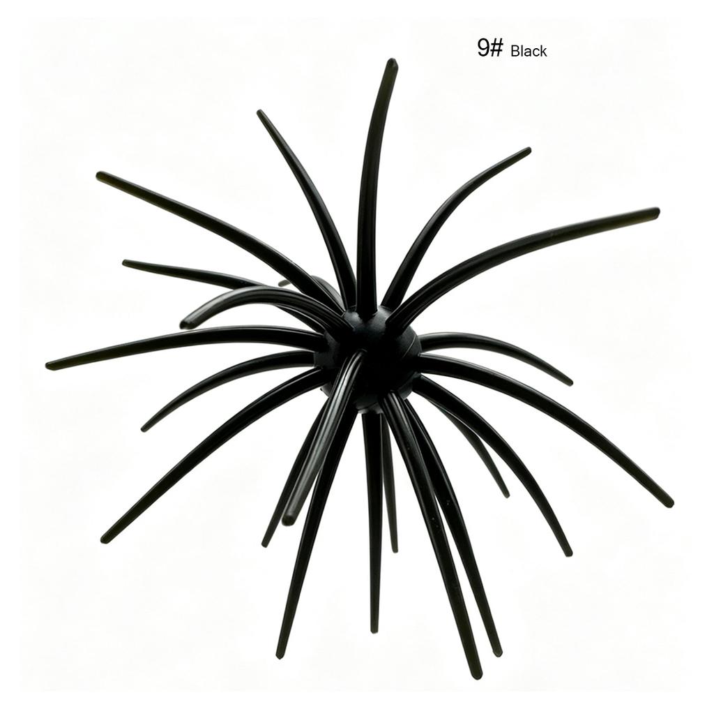 BUBBA Fishing Floating Sea Urchin19mm Bionic Soft Lure Artificial Soft Bait for Saltwater Fish River & Lake Use 90mm/110mm