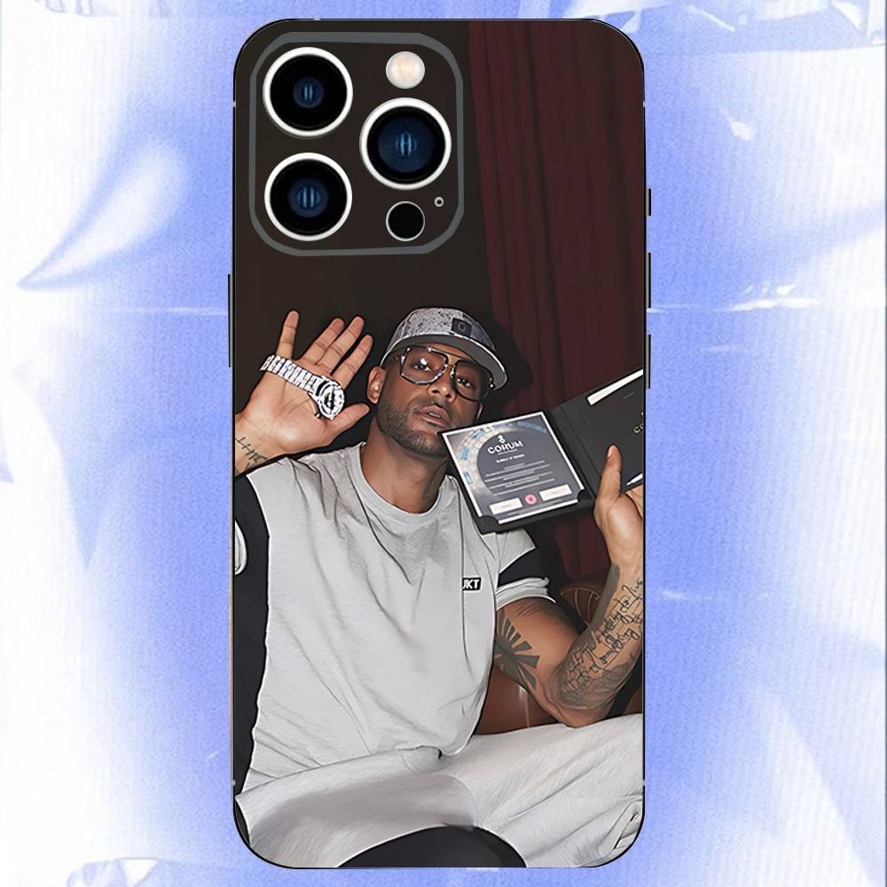 Booba Singer B2o 92i Phone Case For iPhone 17,16,15,14,13,12,11,Pro,XS,Max,XR,Plus,E,SE4,Mini Black Soft Cover