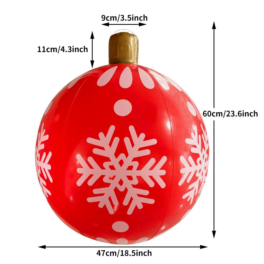 2026 Pvc Christmas Decoration Balls Outdoor Outdoor Hanging Tree Lantern Balls, Indoor Shopping Mall Bar Decorations