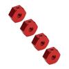 4pcs 1 10 RC Wheel Hex Hubs Nut 14mm Aluminum Wheel Hex Drive Hub for AMMRA Big Rock for Typhon for Senton