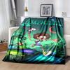 1pc,Amphibia: Magical Mushroom Garden Adventure Home Decor, Couch Blanket, Outdoor, Gift Idea, Bedroom, Living Room, Travel, Camping, Car Use