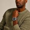Fossil Machine Three Hand Date Smoke Stainless Steel Watch