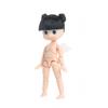 Obitsu Manufacturing Kewpie Totalmente Articulado Coleção de Cabelo Coque, Preto, 11FQHC-DG-BK